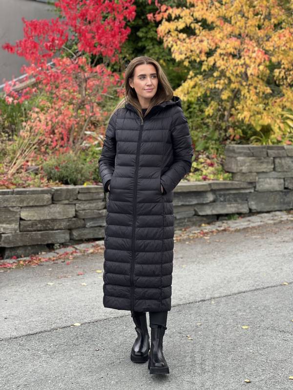 VILA - Vimanya Long Down Jacket - Black 